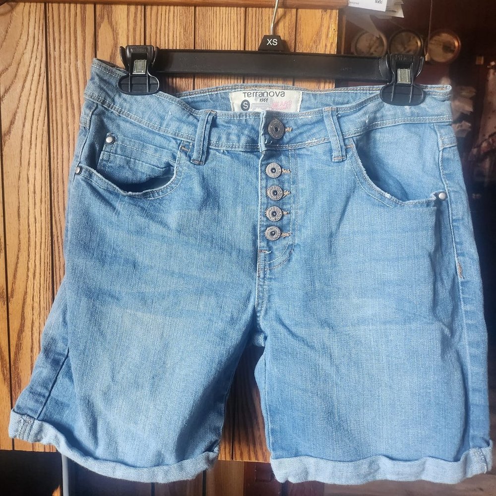 TERRANOVA DENIM SHORTS ~ WOMEN'S SIZE SMALL ~ EXCELLENT